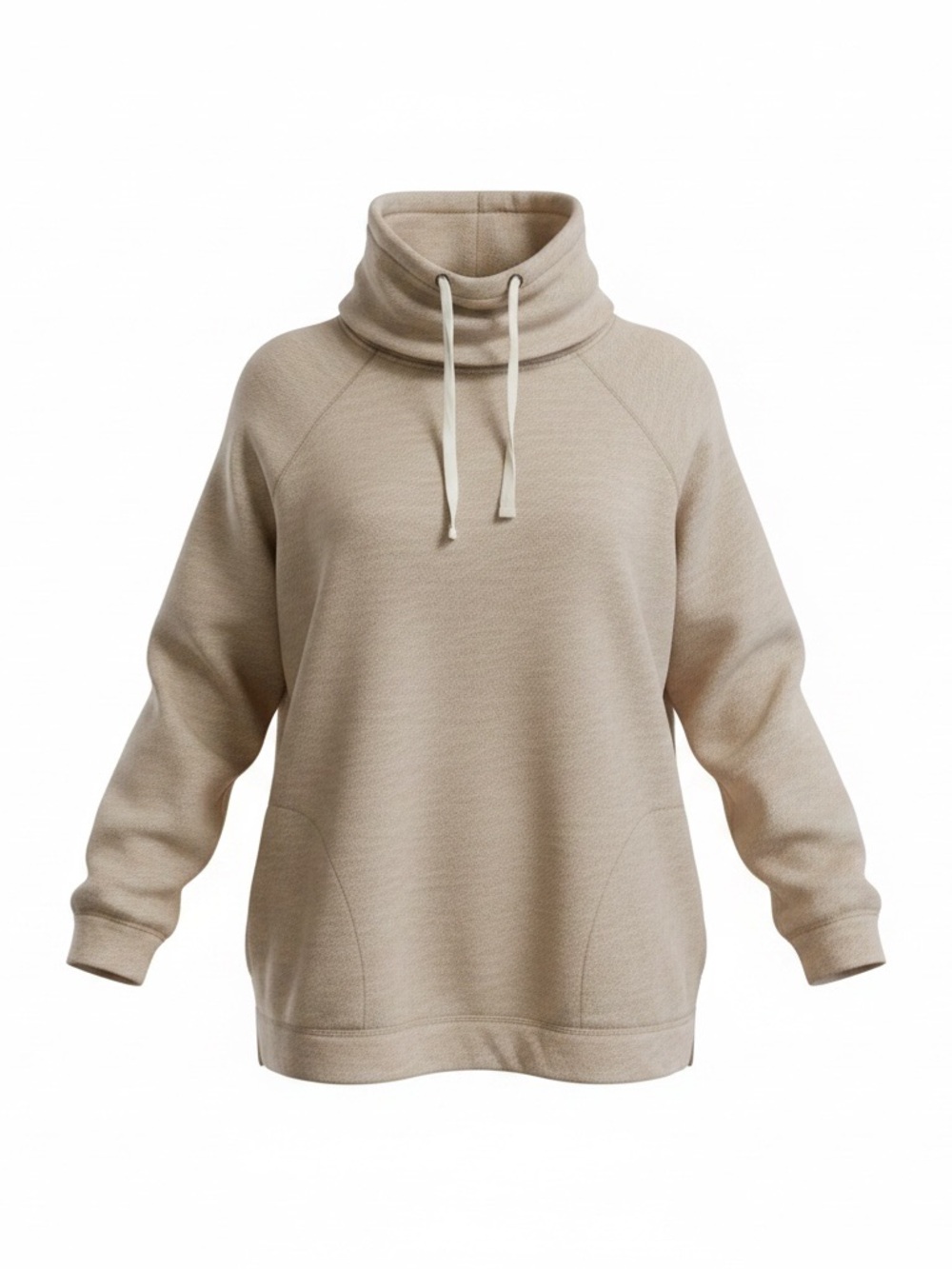 J.Crew Women’s S/M Cream Cowl Neck Knit Pullover Sweatshirt Sweater